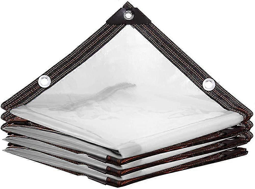 Bâche transparente, bâche robuste épaissie eau de bâche imperméable transparente imperméable