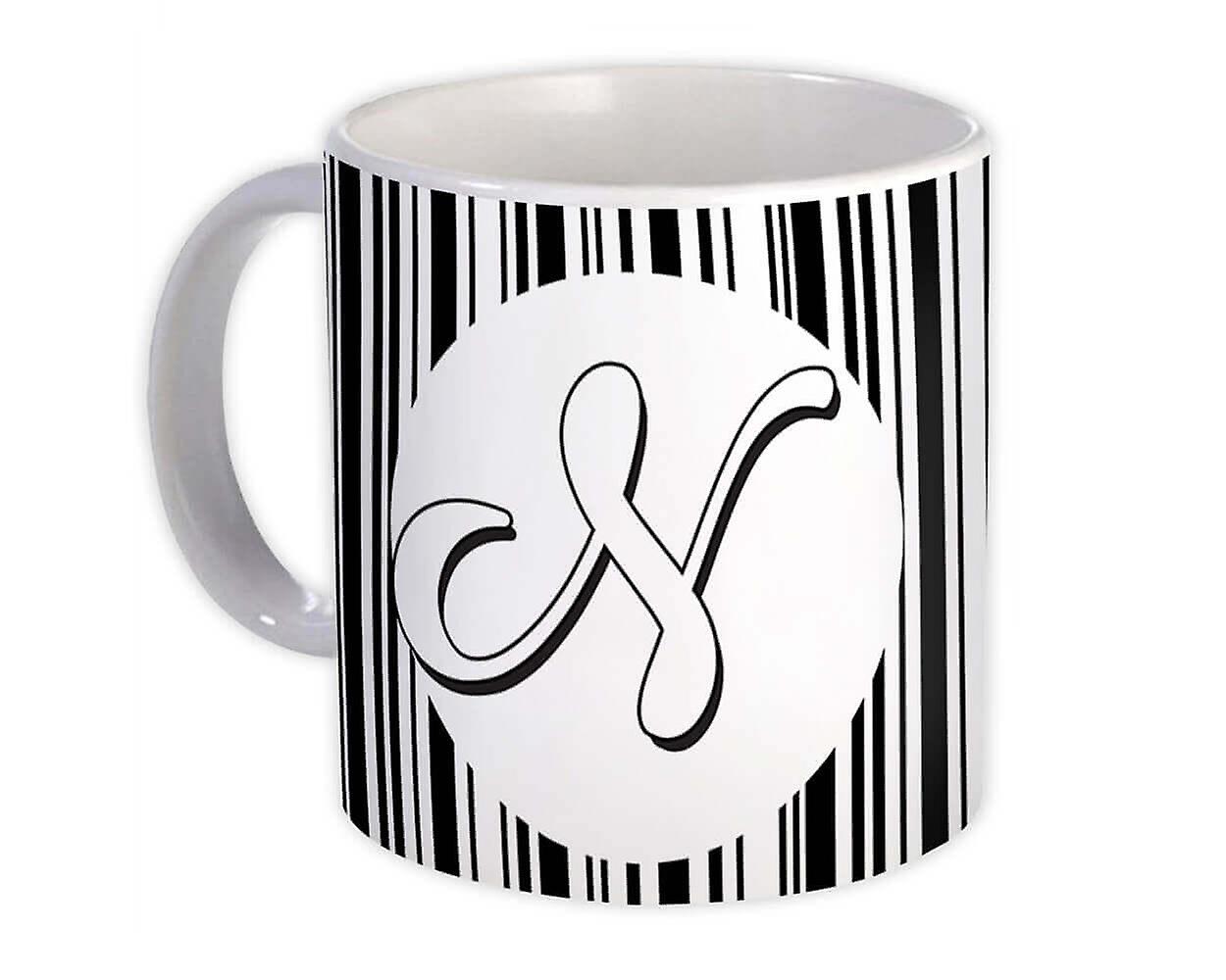 Presentmugg: Monogram Letter N Alphabet