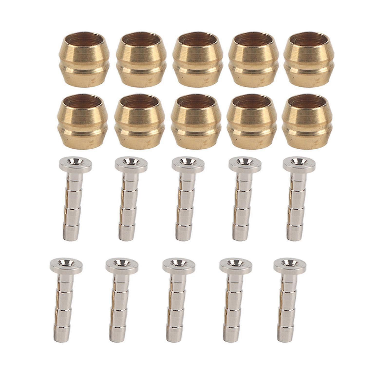 10 Set Hydraulic Disc Brake Hose Olive Connector Insert Replacement Part(bh90)