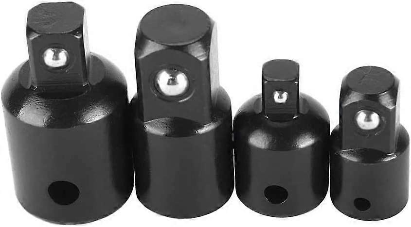 4pcs Increaser and Reducer Set Ratchet Adapter Reducer Adapters for 1/2" 1/4" 3/8" Driver Sockets and Bits