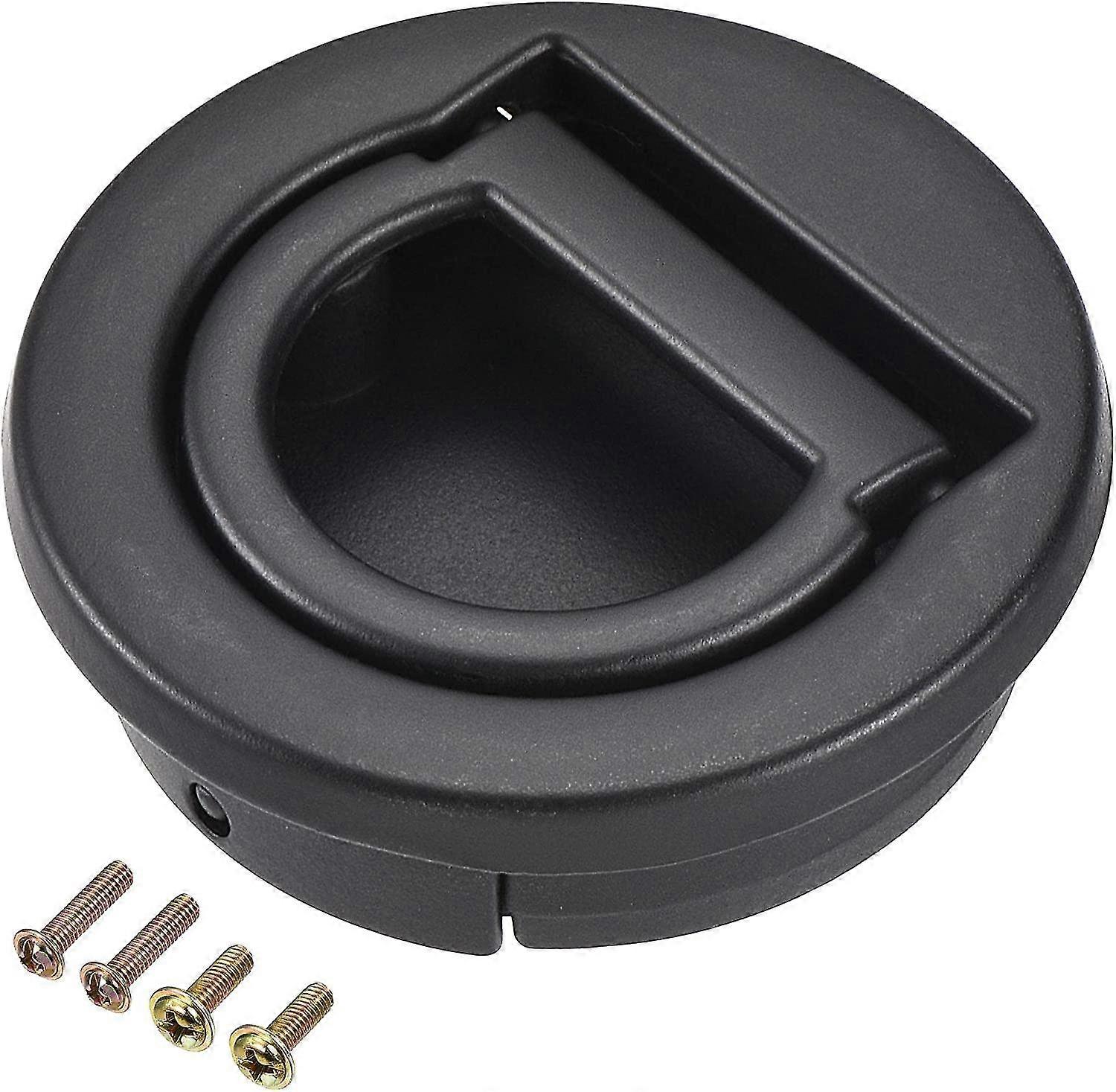 مقبض حلقة سحب دافق 40.5x11mm ، سحب باب درج الطائرة ، أسود-yky