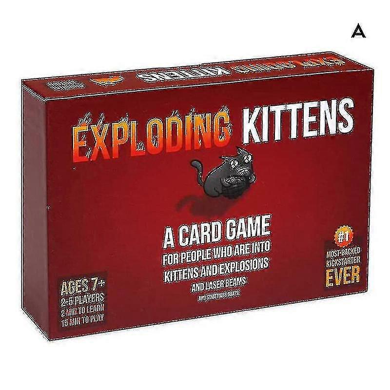 Exploding Kittens Card Game About Kittens & Exploding Fun Entertainment Game Suitable