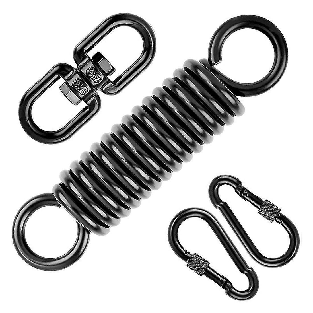 Swing Spring for Hanging Chair,with 2 Snap Hooks&360 Swivel Hook,Load Capacity 250Kg for Hanging C