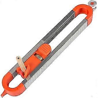 Lockable Contour Gauge, Plastic Contour with Locking Device, Shape Duplicating Gauge for Tile Cutout