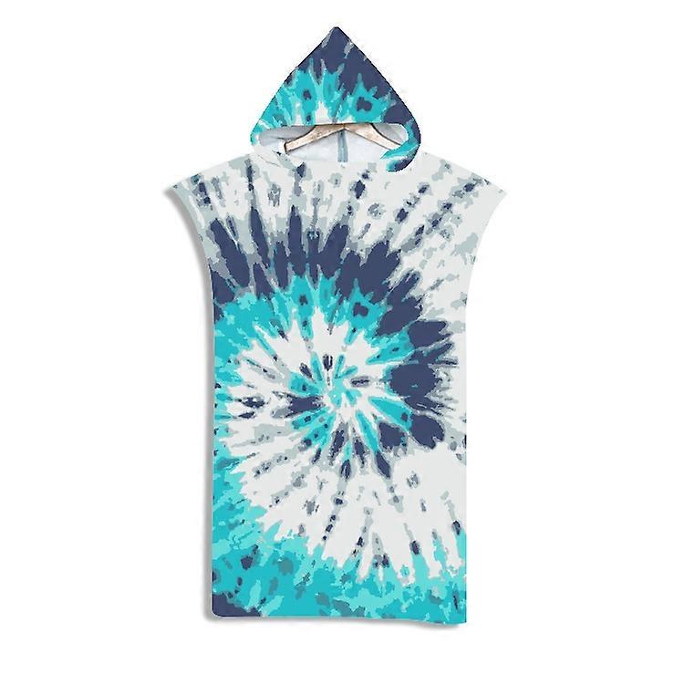 Fine Fiber Beach Quick Dry Bathrobe, Size: 110x75cm(Tropical Leaf)