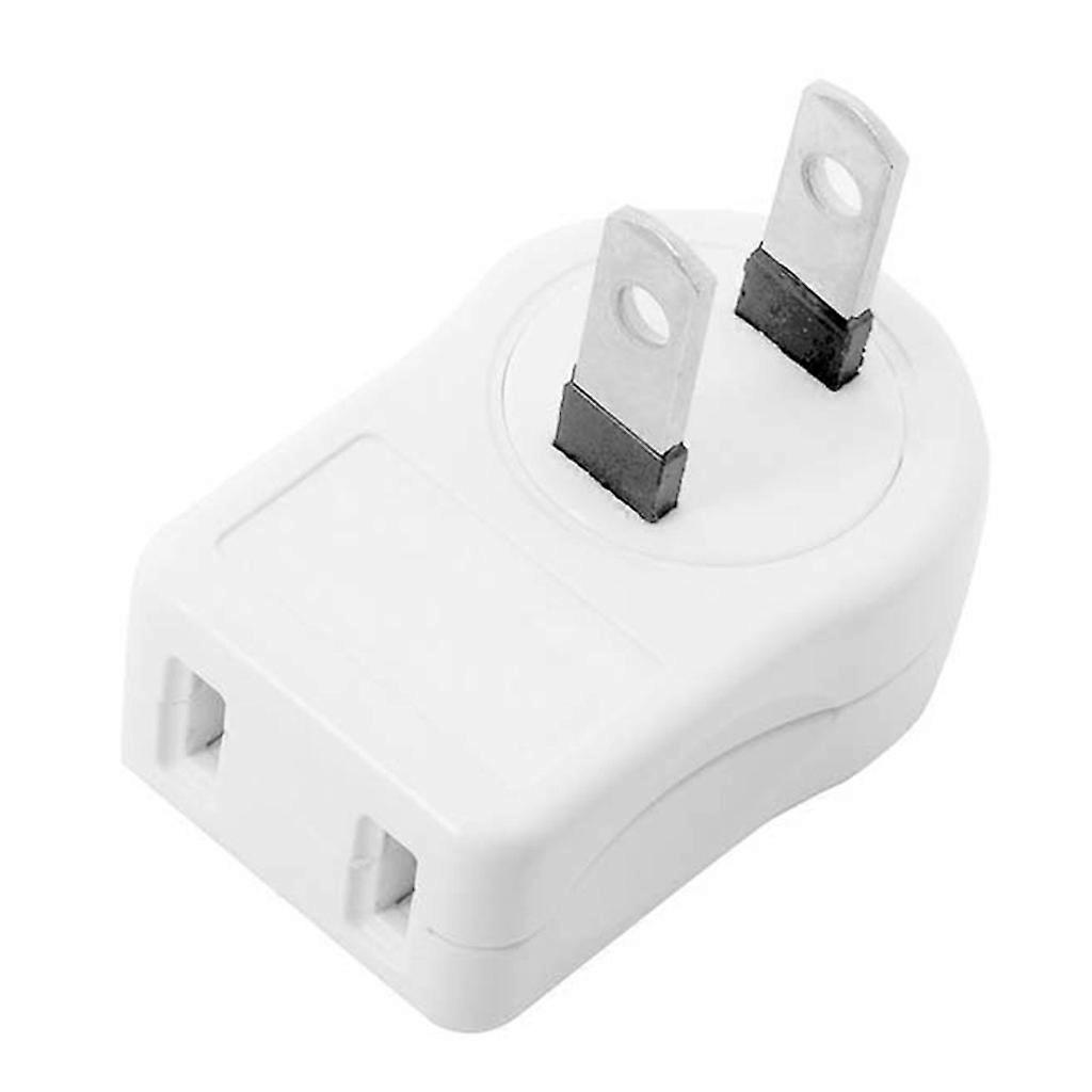 2 Prong Plug Extension Adapter 2 Outlets