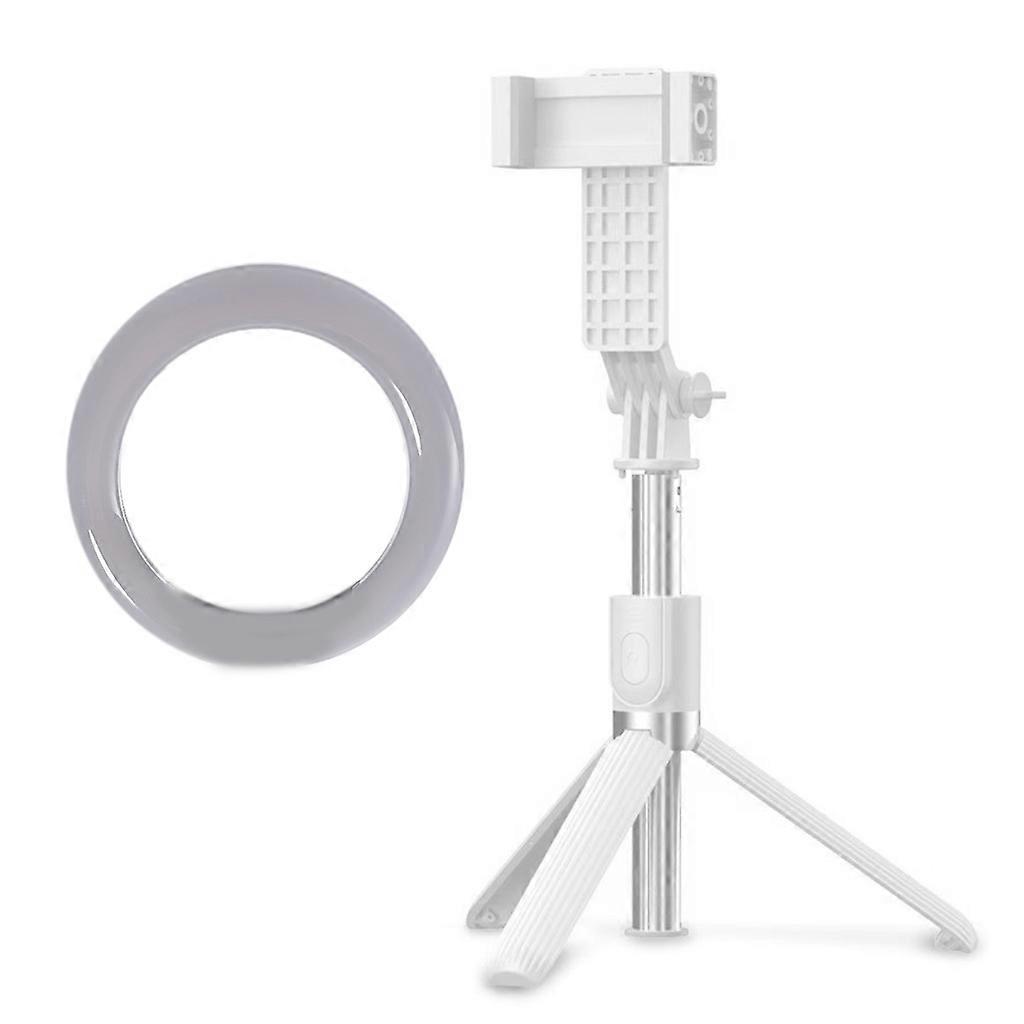 Extendable Selfie Stick Tripod with Detachable Wireless Remote & LED Ring Light for Photography/YouTubes/Video Recording/Vlogs
