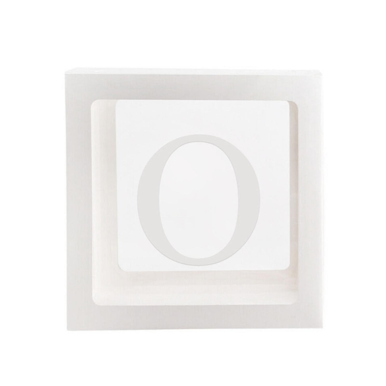 Rl Balloon Box Exquisite Party Decor liefert A-Z Brief Karton Cube Clear Box O