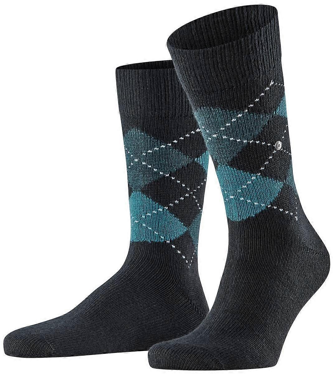 Burlington Preston Socks - Grey/Green