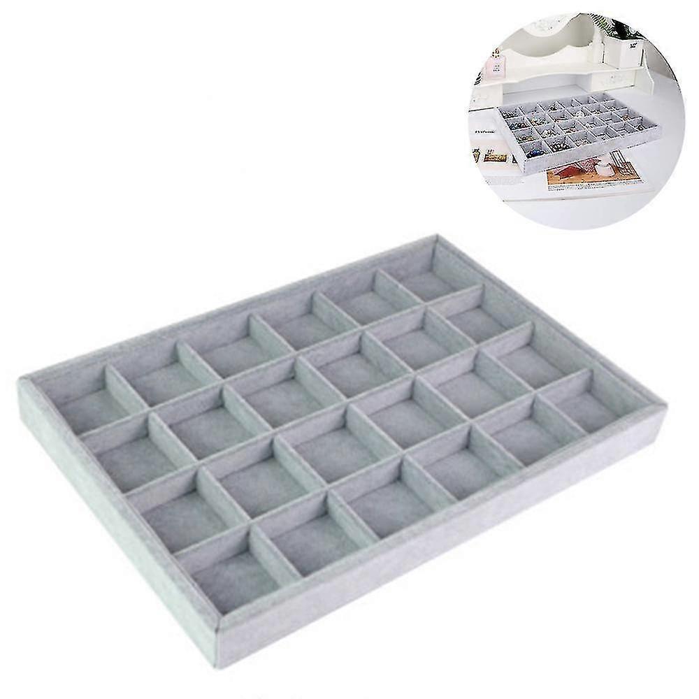 מגשי תכשיטים הניתנים לערימה בעבודת יד טבעות עגילים מארגן