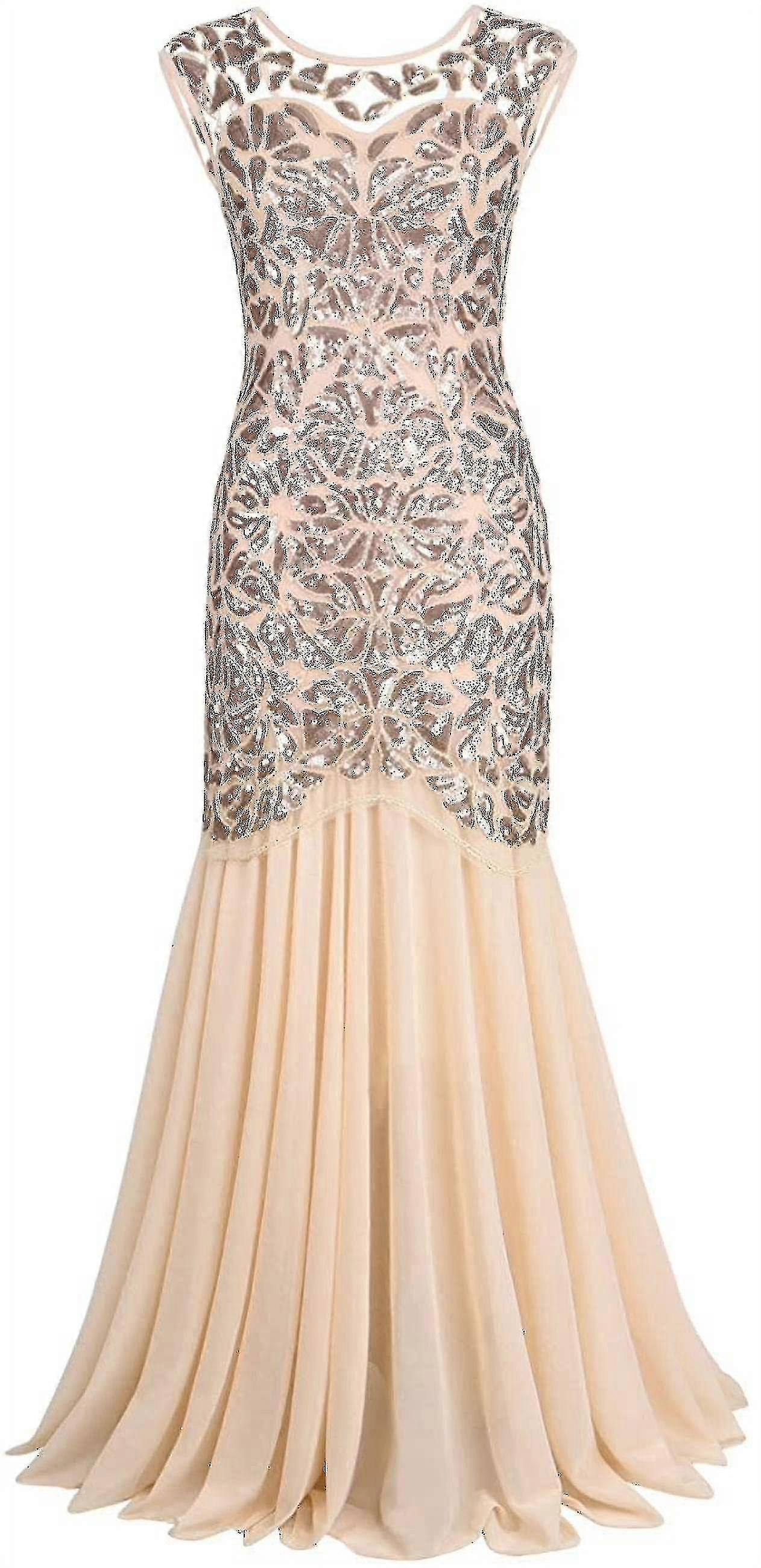 Fast Shipping Women's 1920s Sequin Gatsby Evening Prom