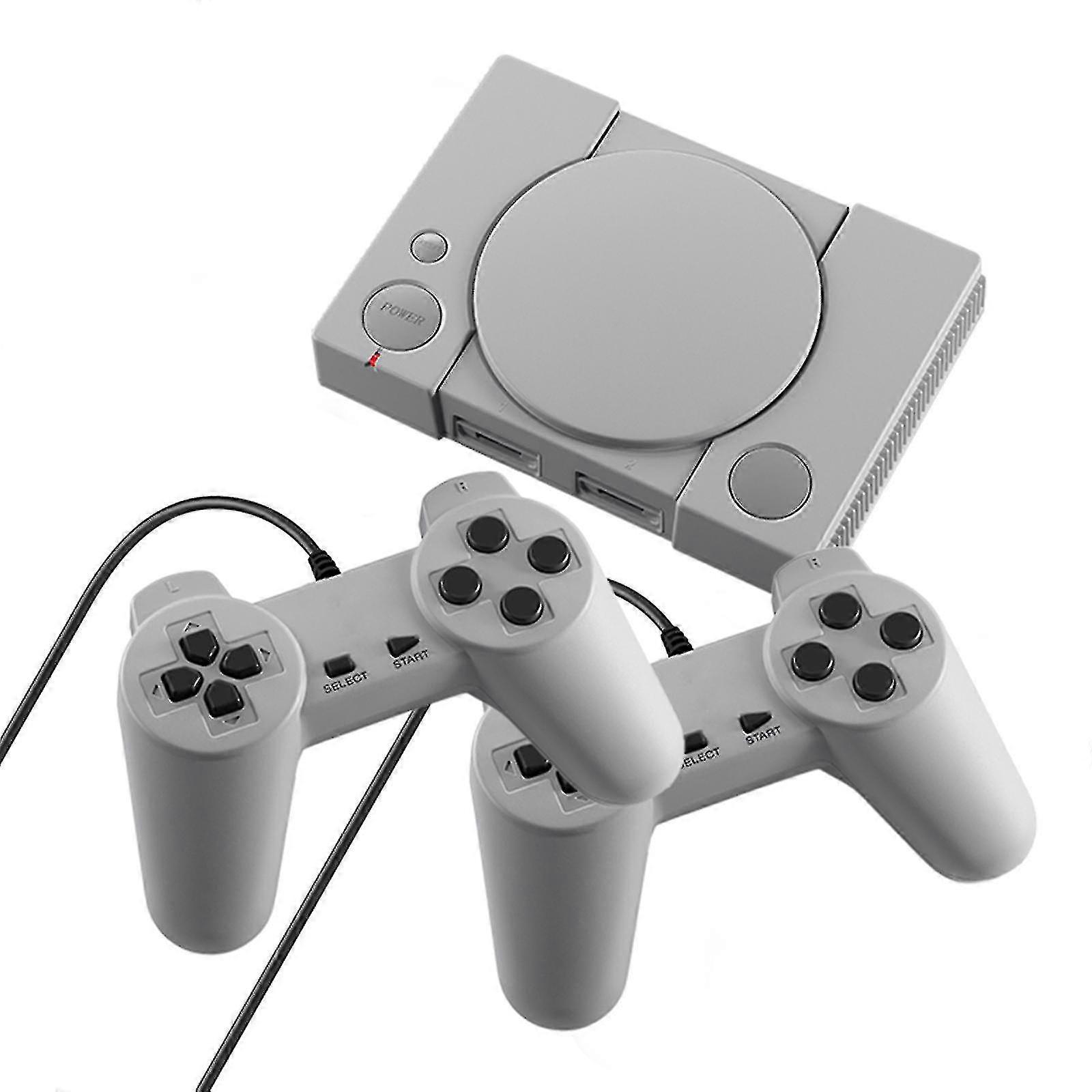 Udsøgt Udsøgt PS1 Mini Game Console To spil controllere av video output Indbygget 620 Retro spil støtte to spillere EU stik
