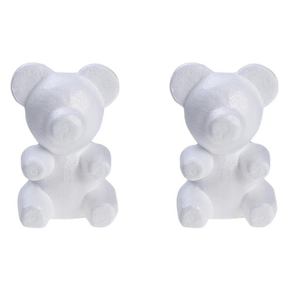 2pcs lustige Bären Modell DIY Bärenform interessanter weißer Bär