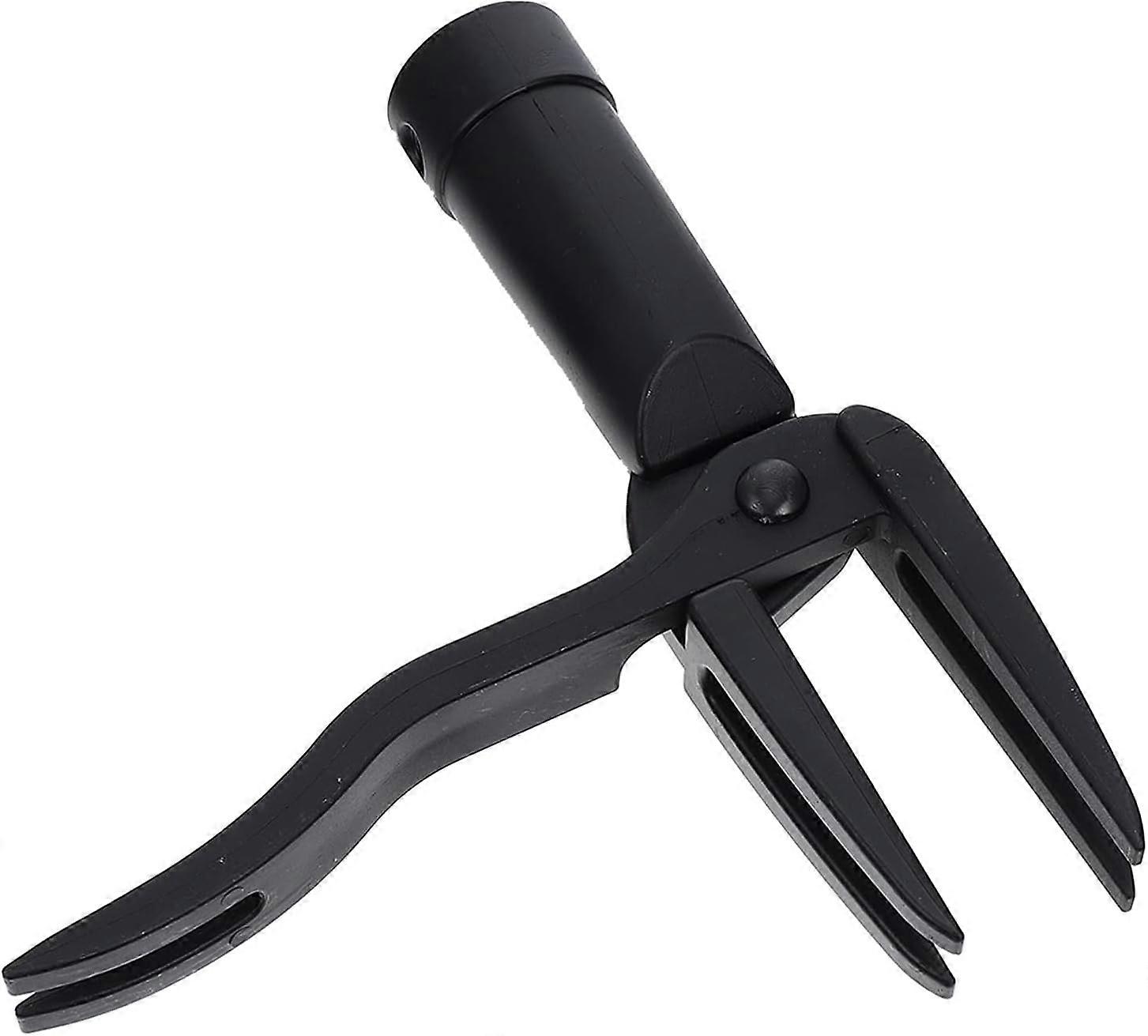 Weed Puller Garden Hand Tool Hand Weeder Tool PVC Weeding Tool(Black)(1Pcs)