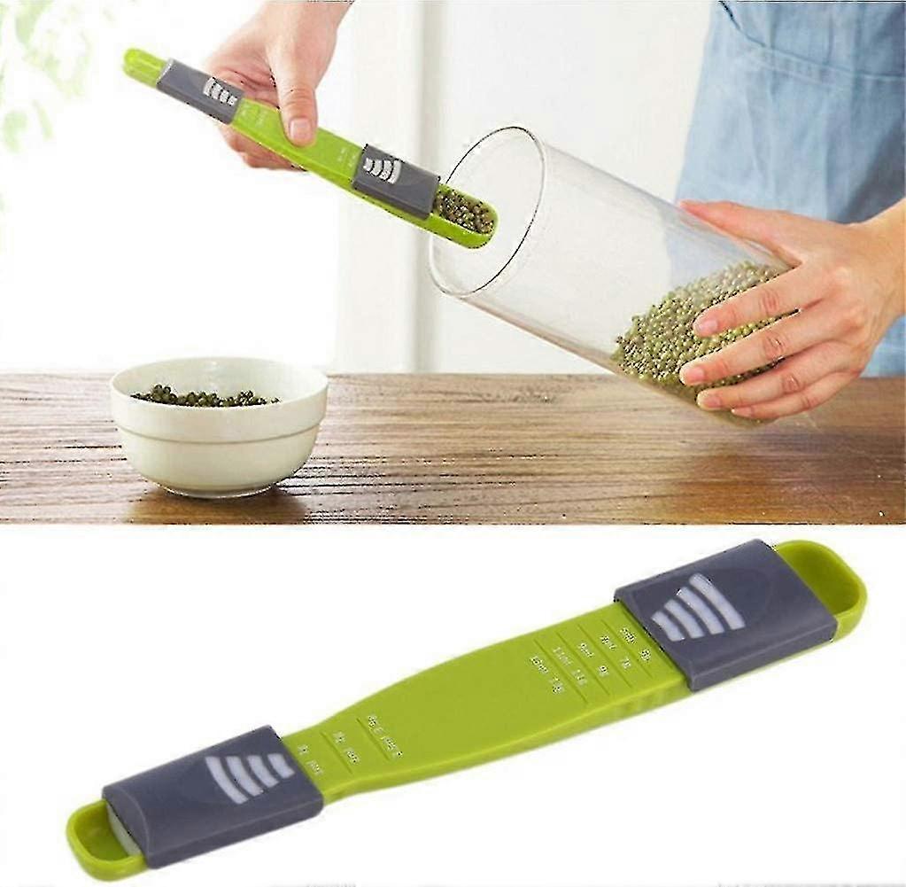Kitchen Eight-speed Scale Spoon Measuring Spoon Adjustable Quantitative Spoon