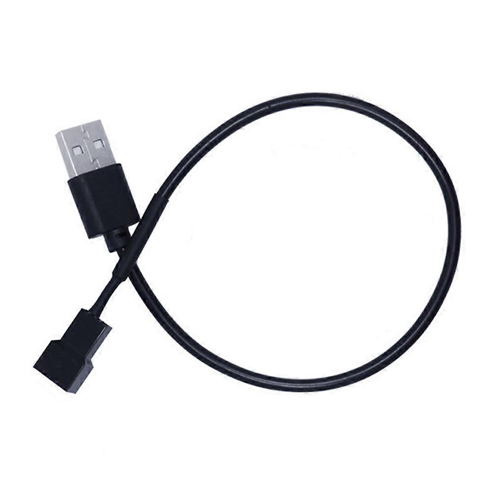 30cm USB Male to 3 Pin Adapter Cable Connector for PC Computer Case CPU Fan