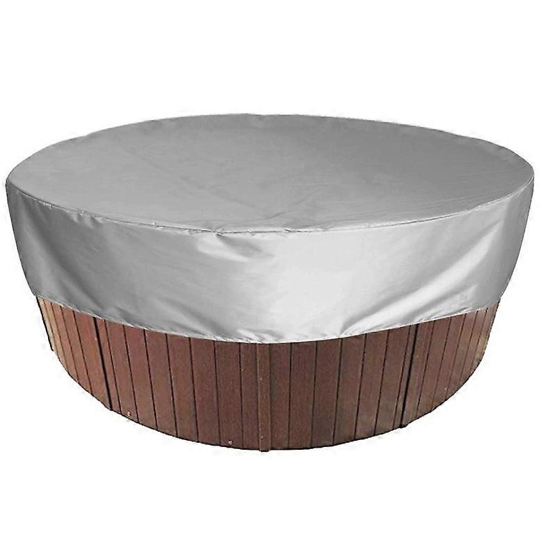 Runt bubbelbadskydd för utomhusbruk Vattentätt spa-bubbelbadskydd Dammskydd