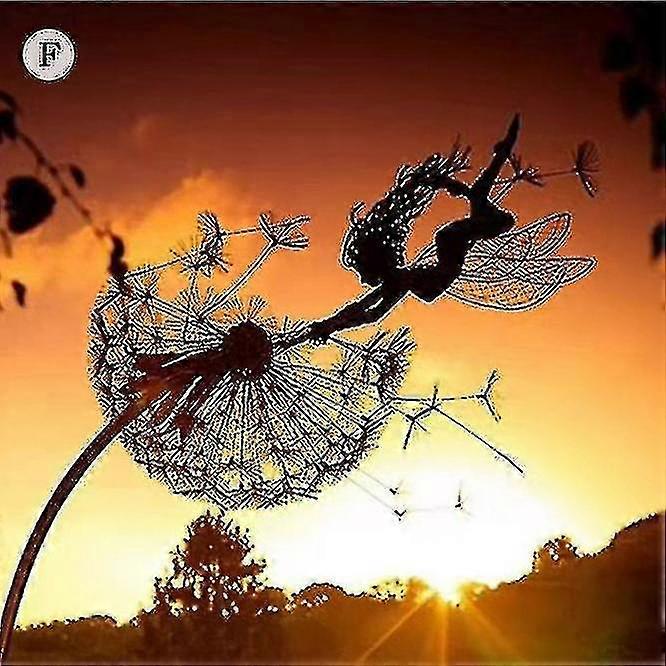 Statue de pissenlit de fée dansante de haute qualité