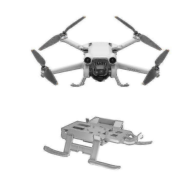 Led Light Landing Gear For Dji Mini 3 Pro Heightening Tripod Anti-fall Buffer Training Frame