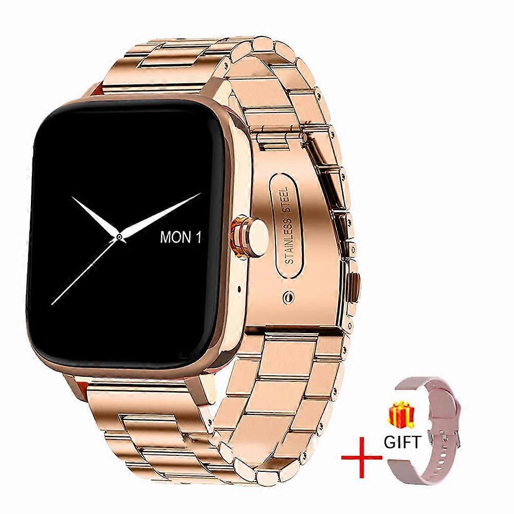 JUEGE * SENBONO Kablosuz Arama Akıllı Saat Erkekler Kadınlar Özel Aramalar Tam Dokunmatik Ekran Nabız İzleme İzle Su Geçirmez Spor Smartwatch Erkekler IOS Için