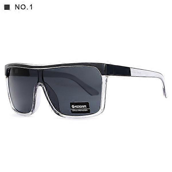 Gafas de sol deportivas Riding Square polarizadas [Negro]