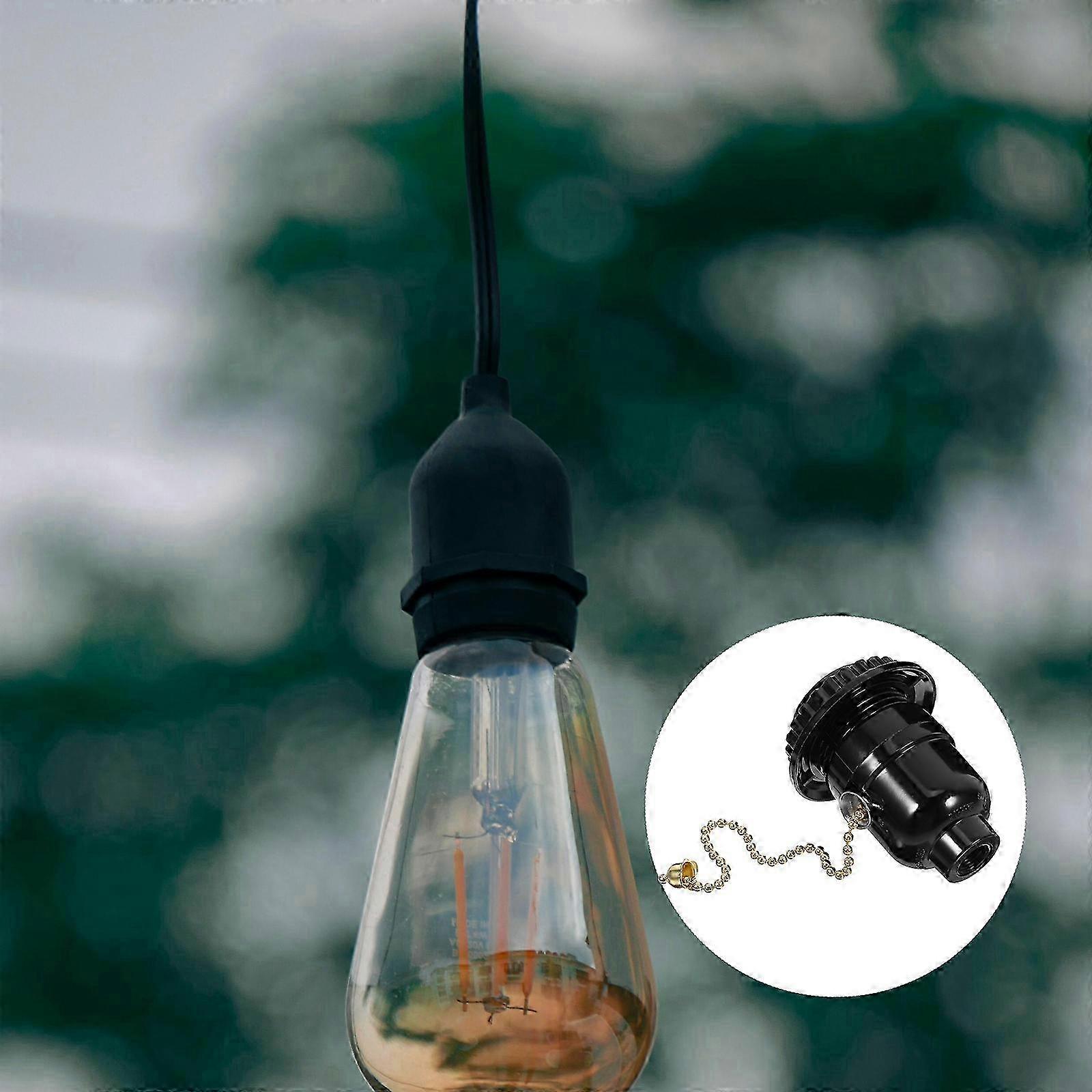 Pull Chain Light Fixture Pullswitch Lamp Holder Ceiling Light Socket ...