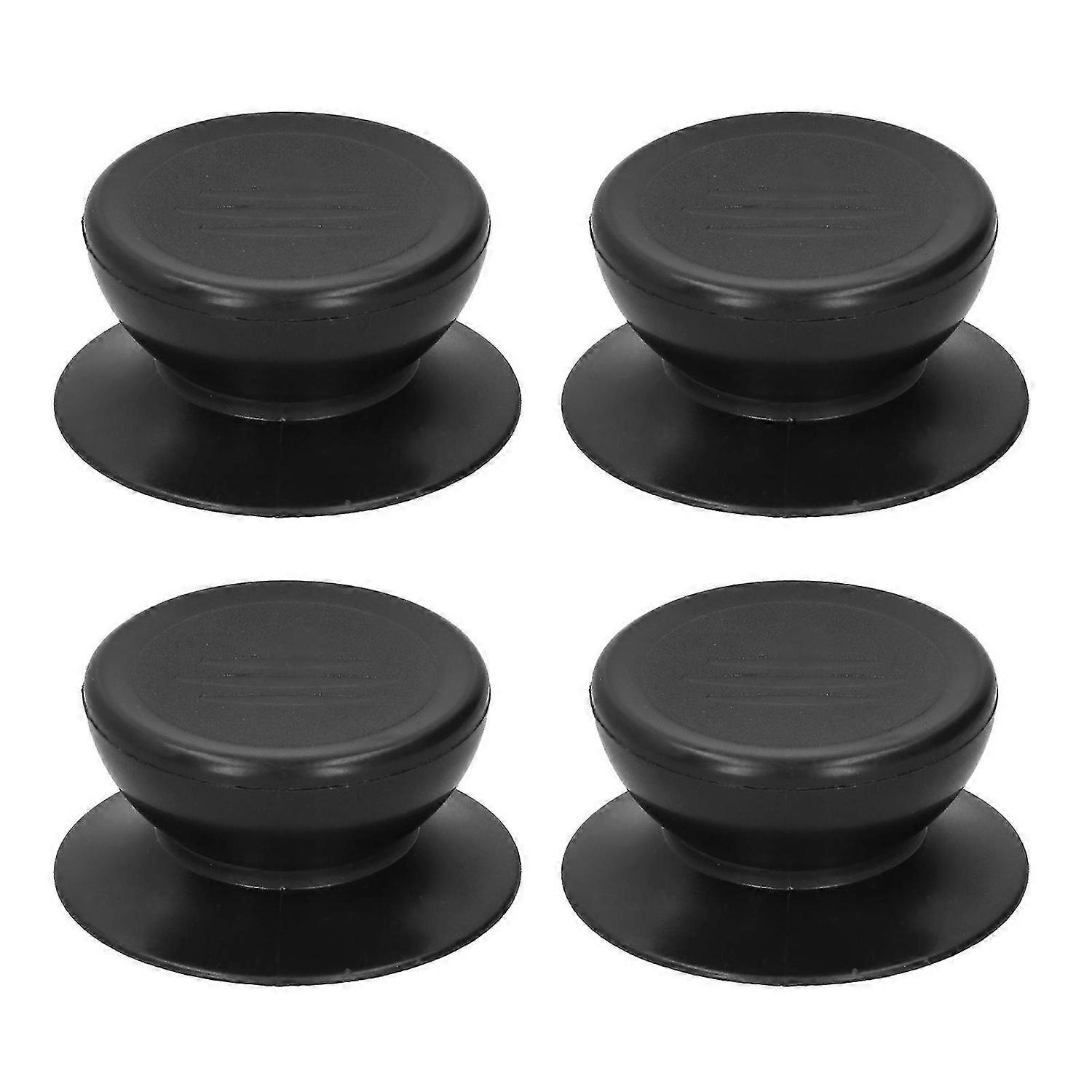 4PCS Pot Lid Knob, Universal Pot Pan Lid Handle Replacement Heat Resistant and Non-Slip Lid Handles 