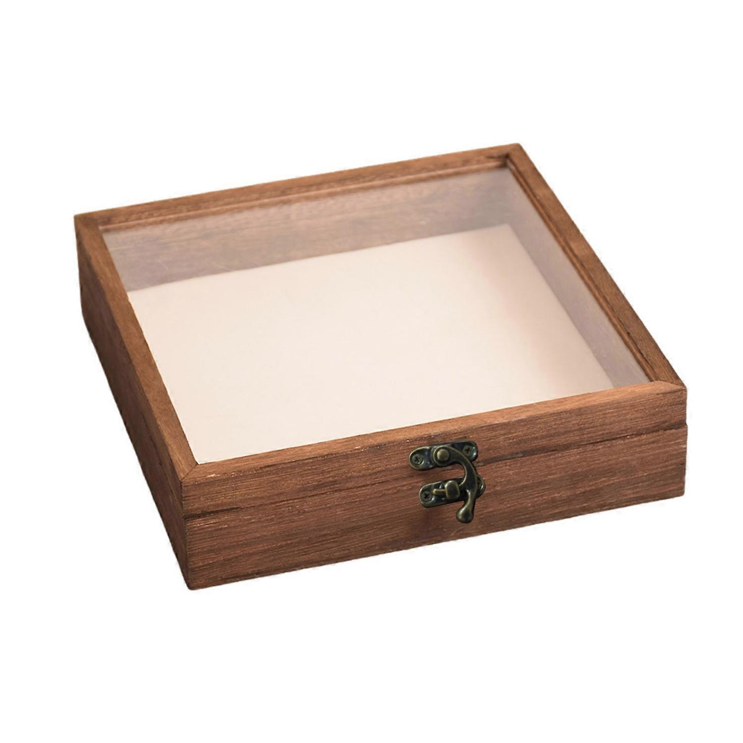 High-Visibility Display Box Large Insect Shadow Box Wood Construction Multiple Sizes Smooth Edge
