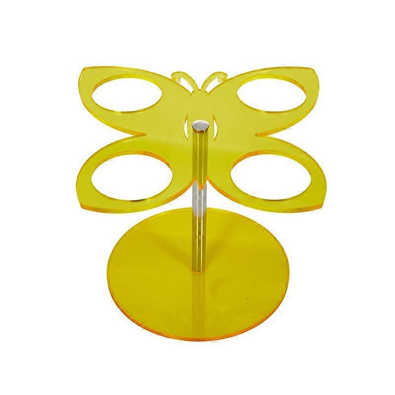 Ice Cream Cone Holder, Clear 4 Holes Food Stand,Acrylic Waffle Cone Display Sta