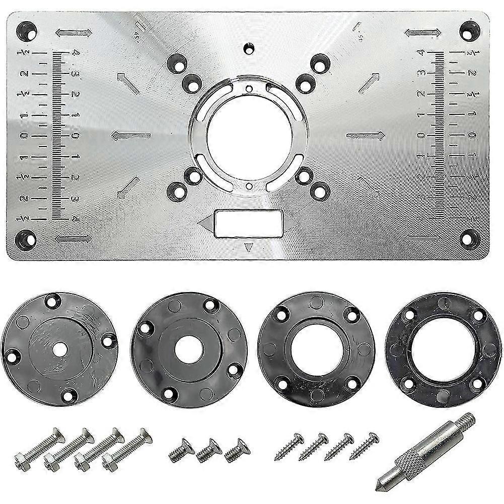 Aluminum Router Desktop Insert Board Table Woodworking Table Router Board Woodworking Milling Machi