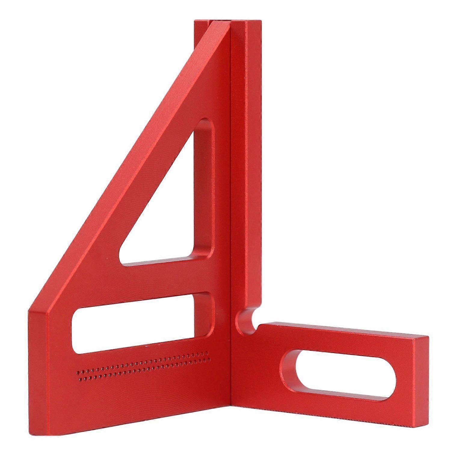 aluminum alloy woodworking square protractor 3D Multi Angle Measuring Ruler 45