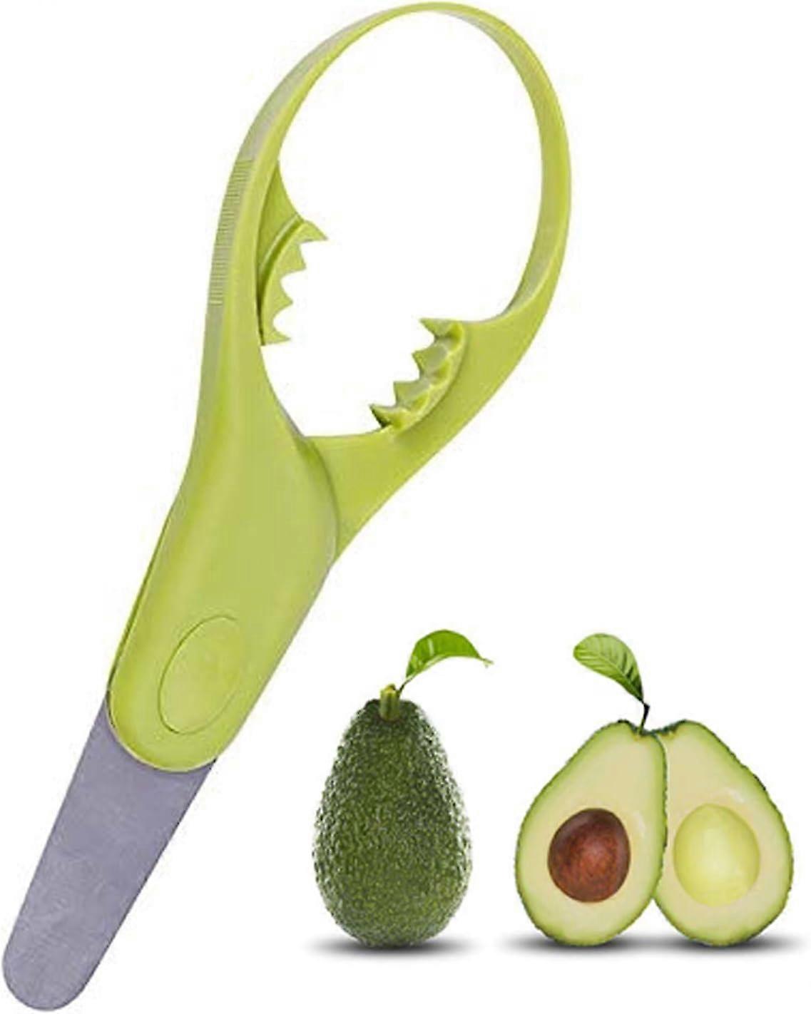 3 in 1 Avocado Cutting Tool, Multifunctional Avocado Slicer, Avocado Corer and Corer, Kitchen Gadget for Chef, Fitness and Vegan Salad
