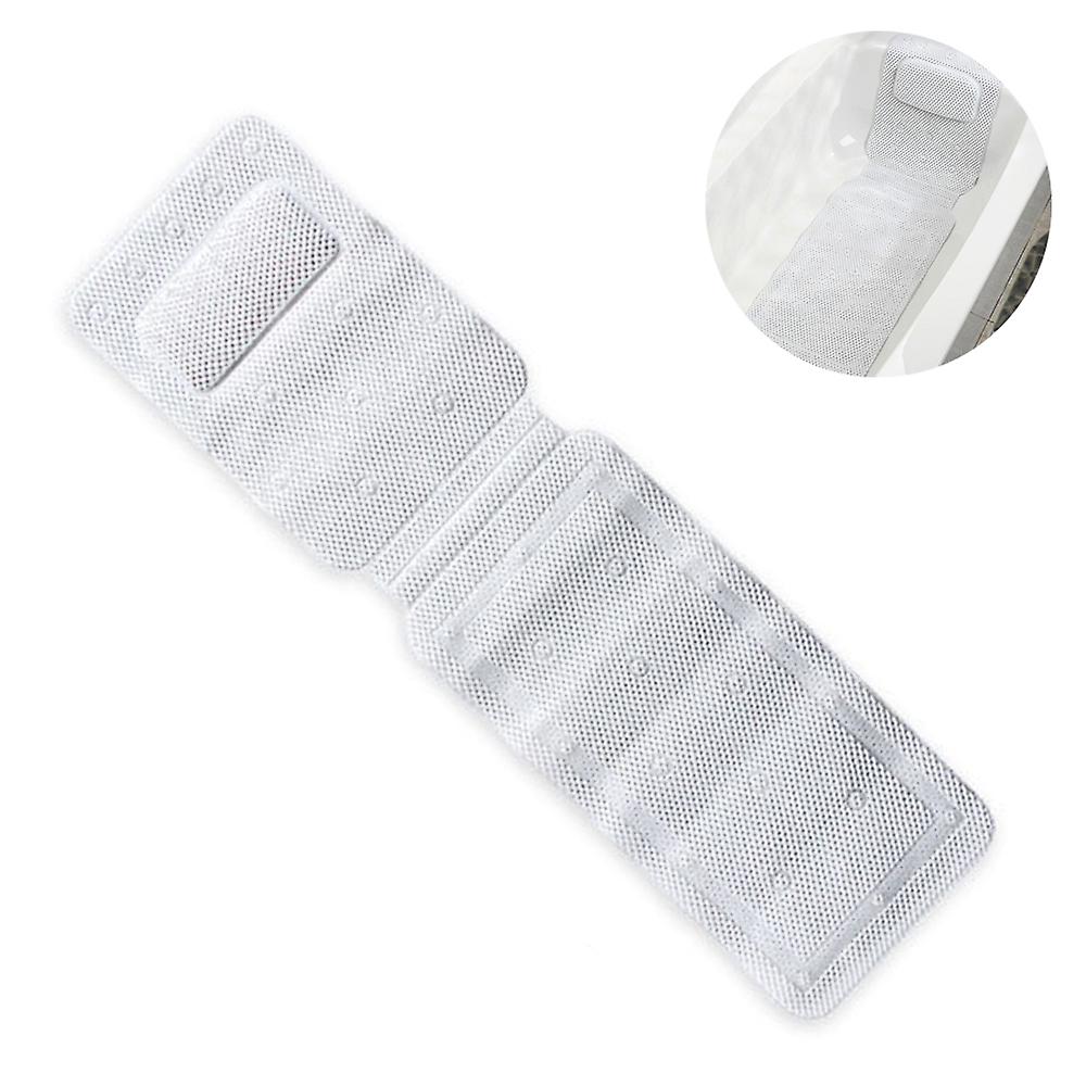 Bath Mat, Pillow Mat, Bath Mat With Pillow, Non-slip Spa Pillow, Strong Non-slip Suction Cups, Comfortable Headrest And Body Support