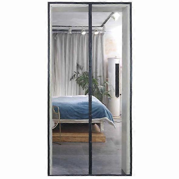 Magnetic screen door, full frame glass sliding door