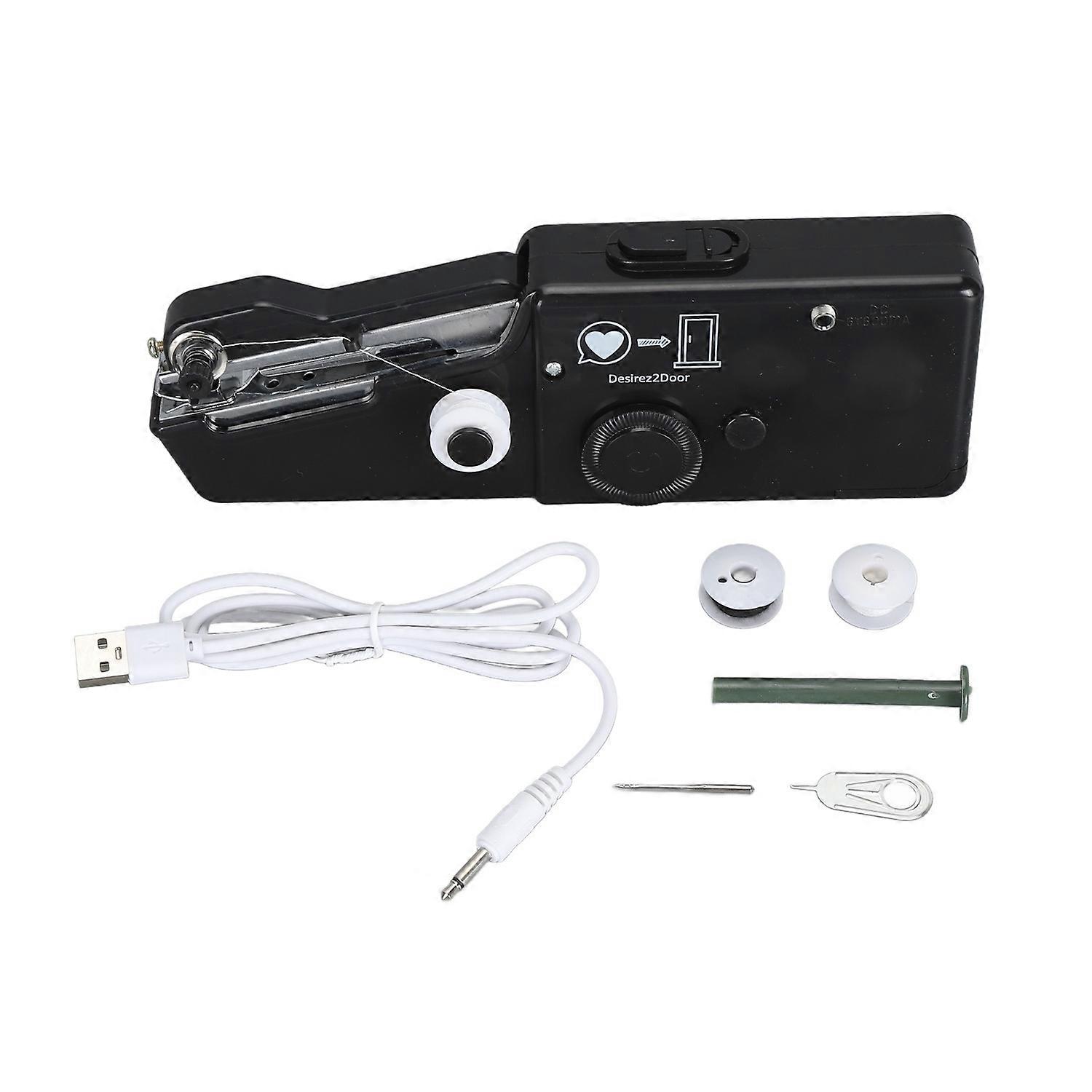 Handheld Electric Sewing Machine USB Battery Powered Portable Mini Electric Sewing Machine for Begin