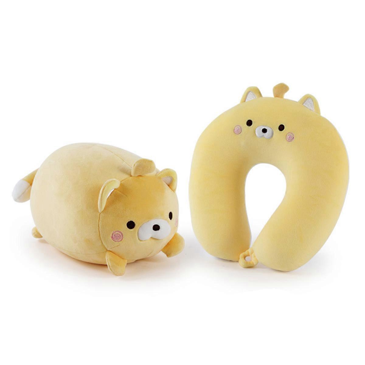Cat Pillow Multifunctional U Shaped Neck Pillow Super Soft Plush Cuddle Cushion Sofa Backrest for School Office Rest