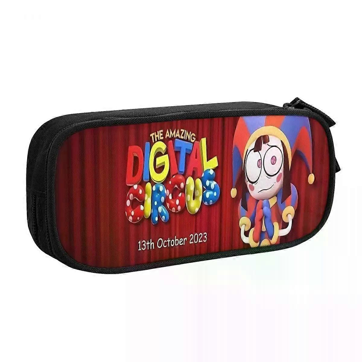 n1128 مقلمة السيرك الرقمي المذهل حامل قلم رصاص صندوق قلم رصاص للبنات الأولاد حقائب قلم رصاص كبيرة الطلاب مدرسة hxqk1070