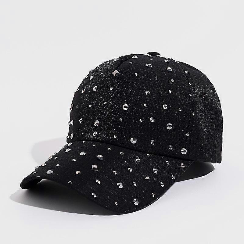 Diamond-Encrusted Cap, Rhinestone Sun Hat