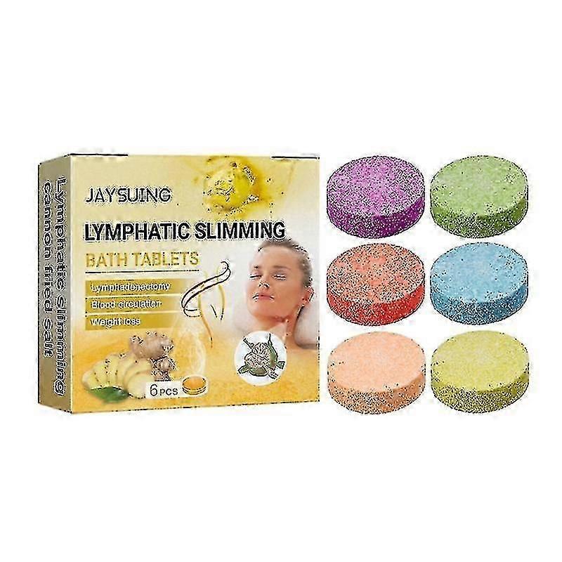 6stk Jaysuing dusjbomber aromaterapi dusjdampere for badekartabletter