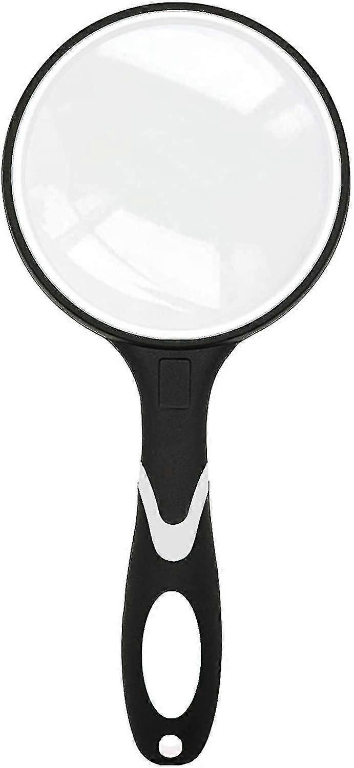 Large Magnifying Glass 10x Magnification Handheld Magnifier For Science Books, Newspapers, Reading, Insects, Hobby Observation, Premium Quality, Non-s