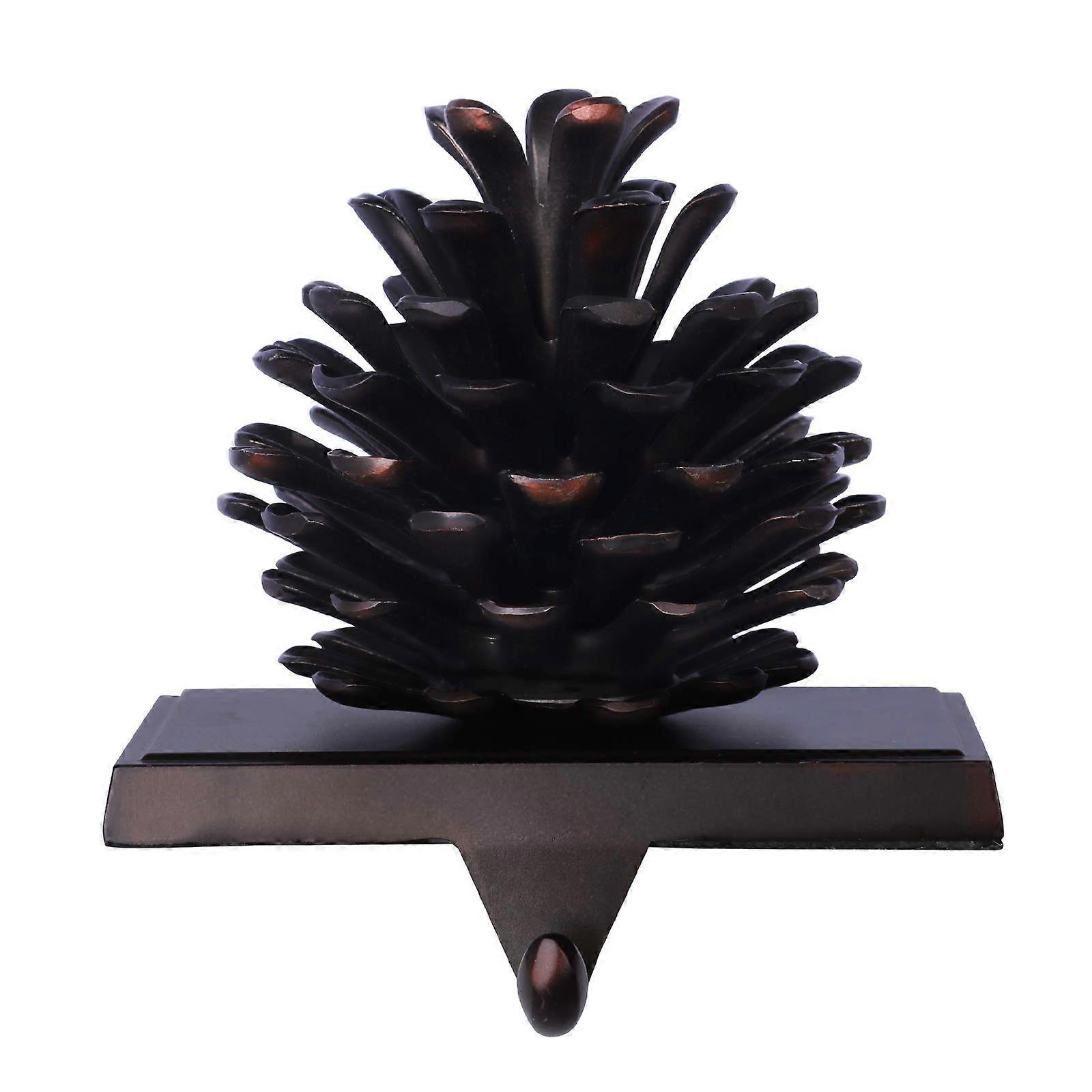 Pine cone Christmas stocking hook