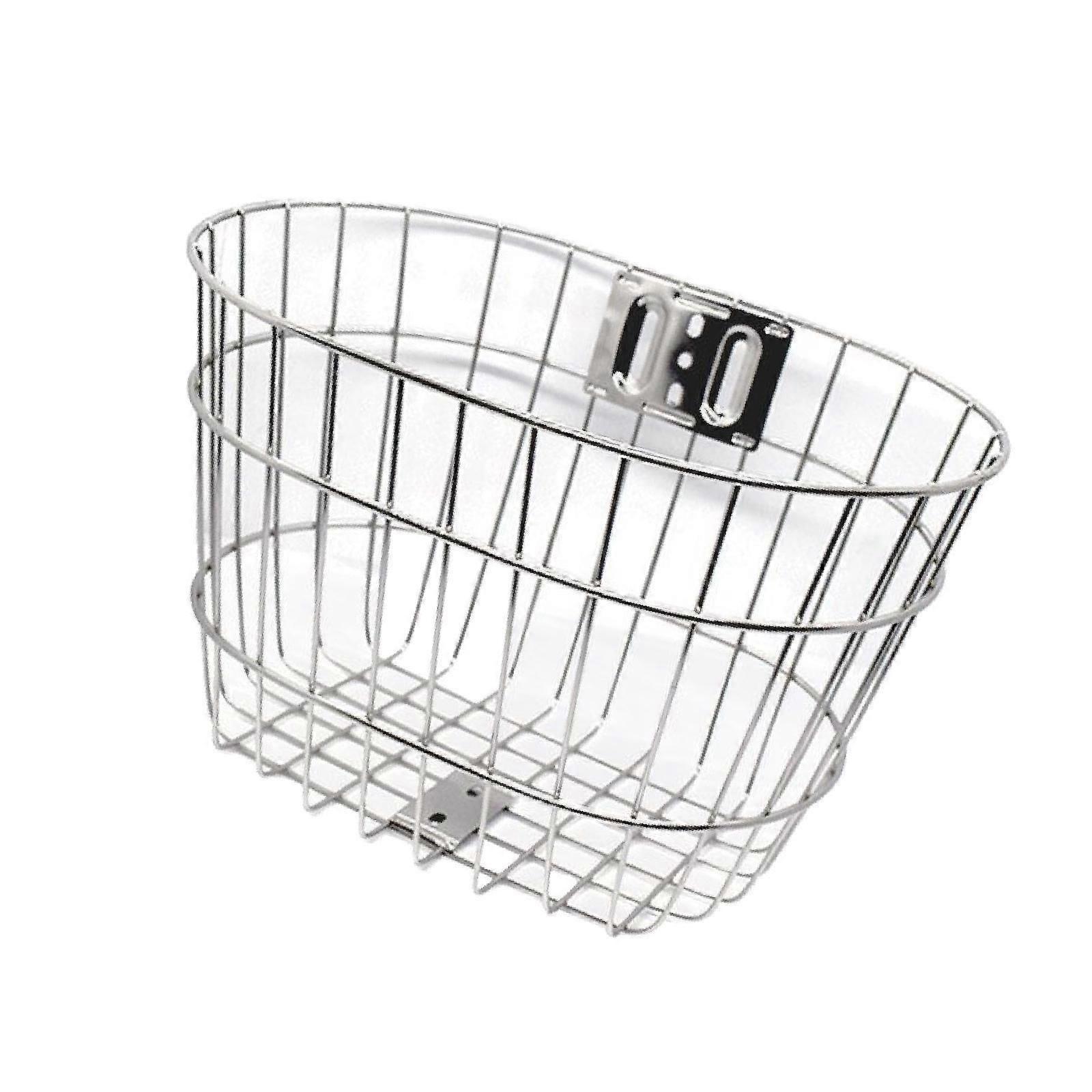 Bike Basket Rustproof Convenient Lightweight Front Mounted Cycling Accessory Style A