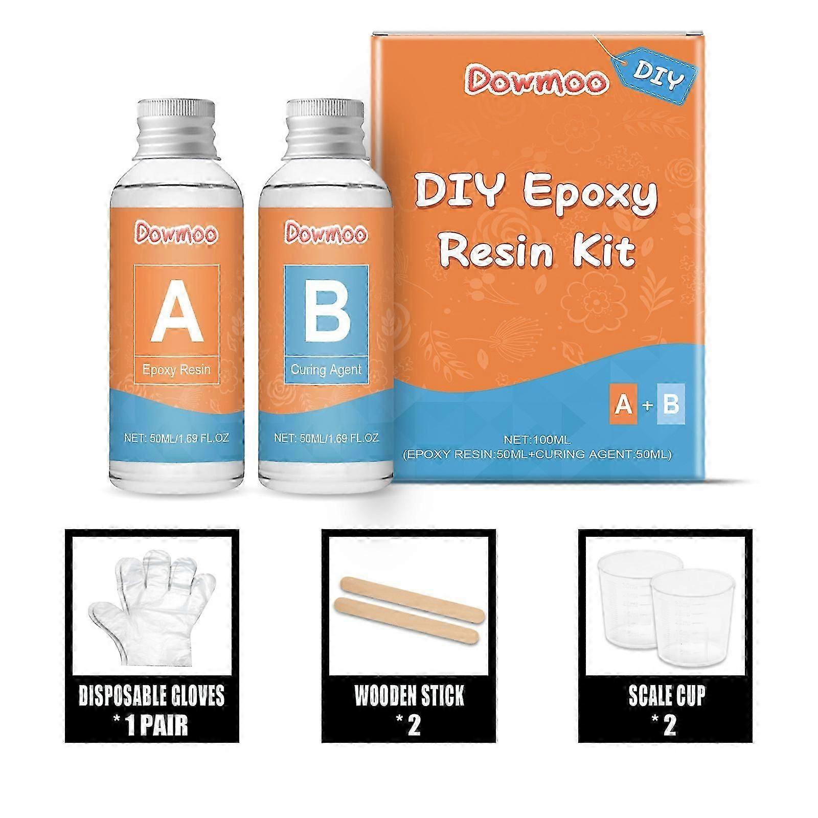 Clear Epoxy Set Curing Adhesive Clear Quick Drying Adhesive Jewelry Making Craft Art