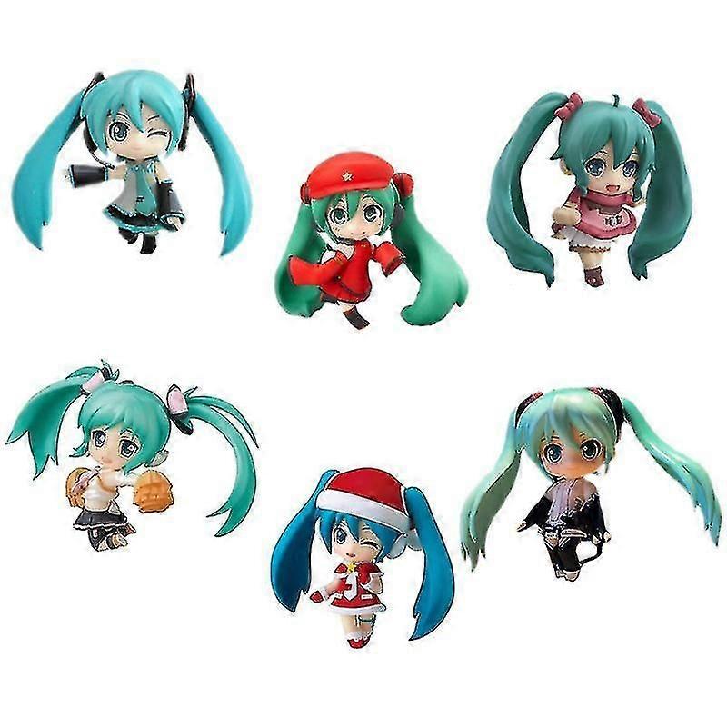 Hatsune Miku Figure Toy 6pcs