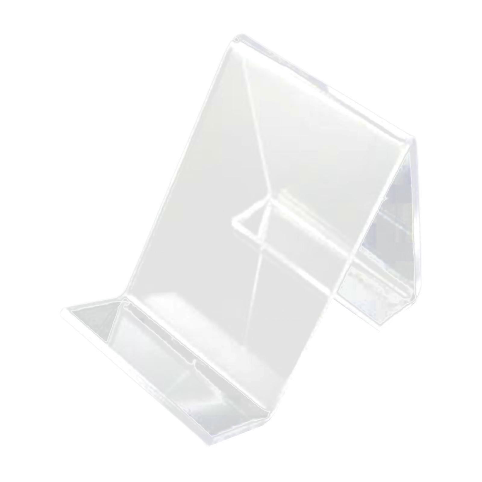 Support de téléphone portable en acrylique Support transparent Matériau de qualité supérieure Solide Durable