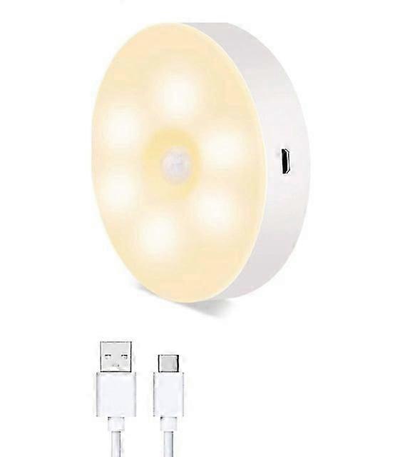 Color changing LED light with motion sensor, Magnetic base, Type-C charging, ABS material, Motion detection - bedroom hallway