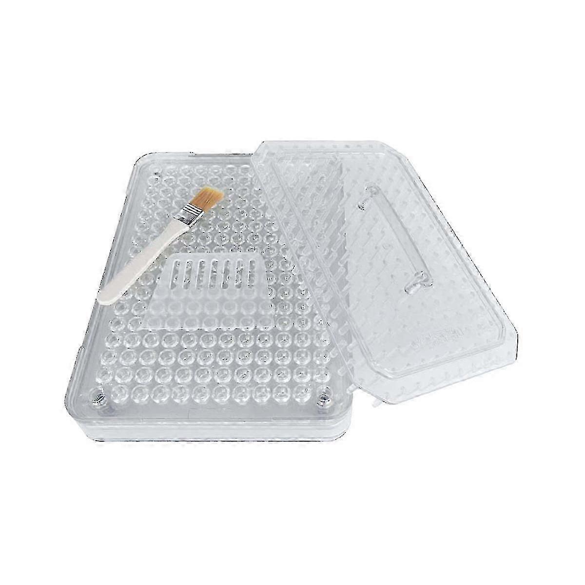Klar akryl 200 hål kapselfyllningsbricka Transparent kapselfyllare