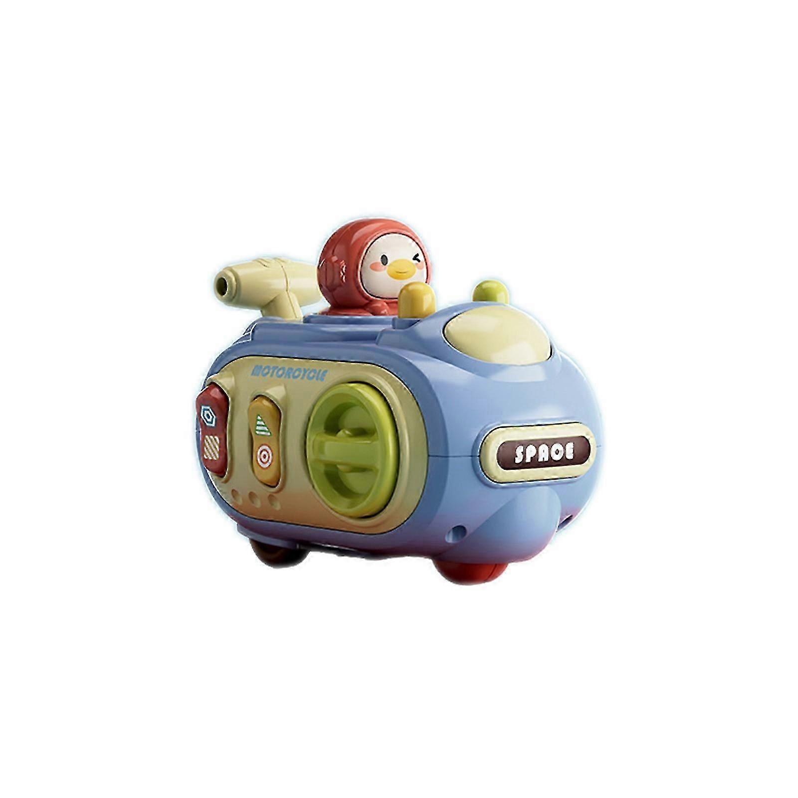 Interactive Push And Go Toy Car For Kids With Blow Activated Sound Effects Rotating Features And Interest Hand Eye Coordination Activities Ideal For T