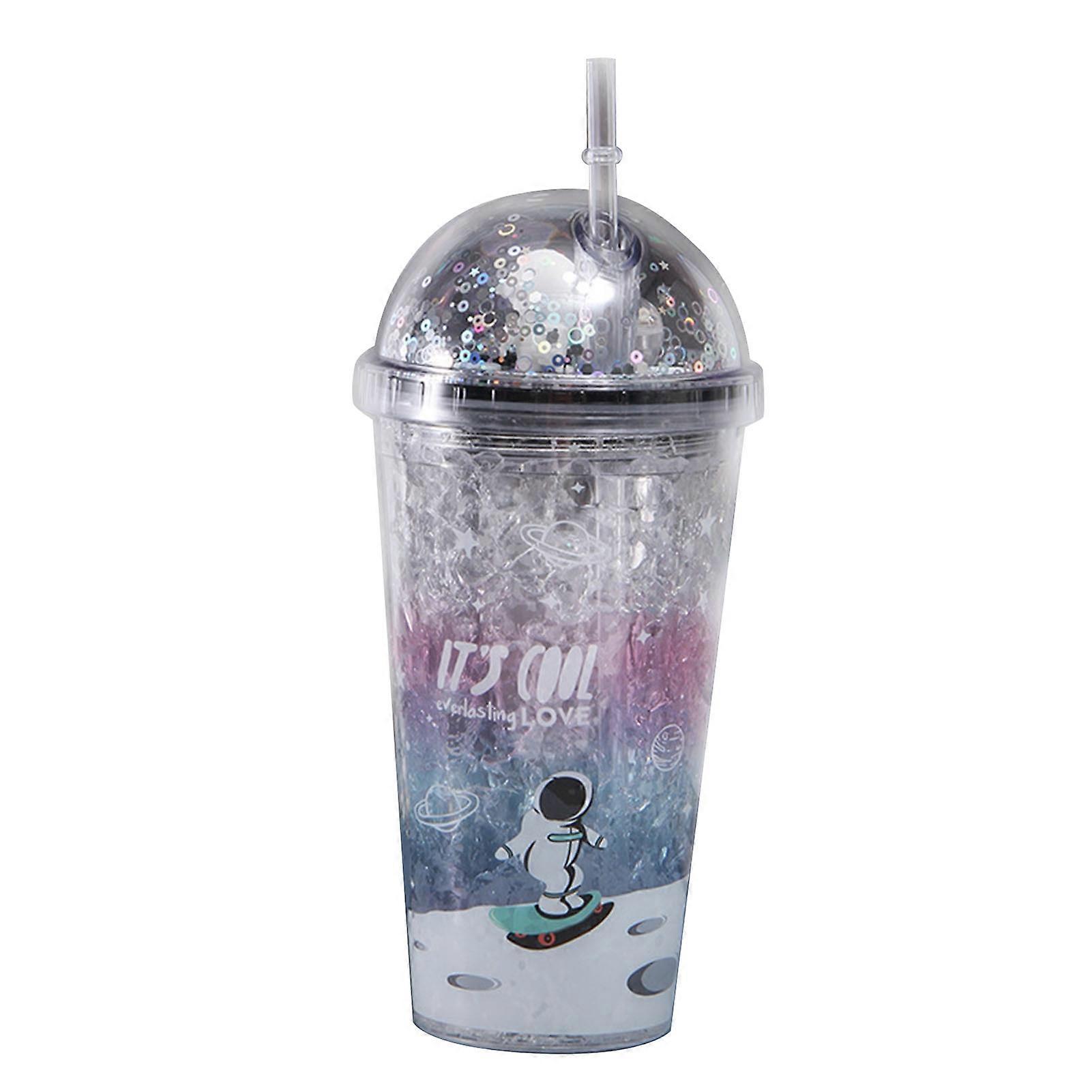 Plastic Cup, Astronaut Design, Double Wall Insulated