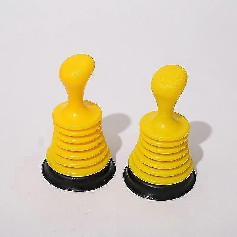 2 stycken V Typ bälgar Avblocker Gul